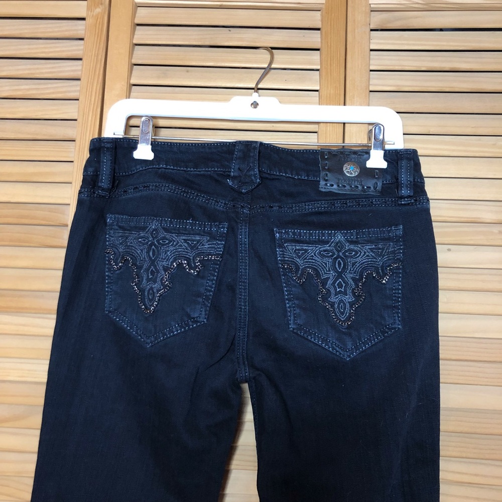 antik denim western chain dark wash 29